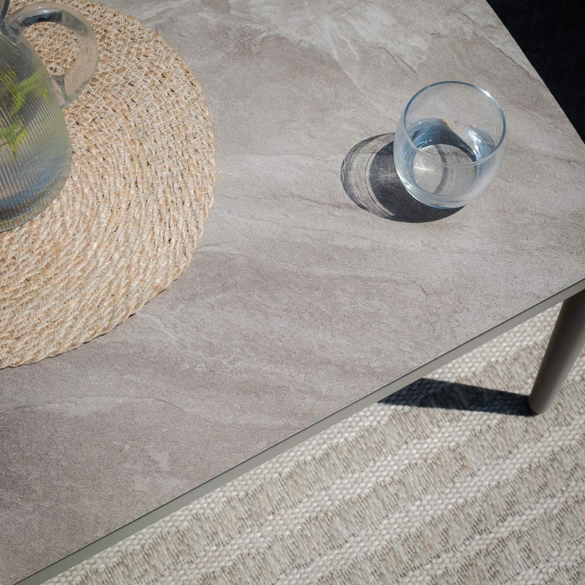 Maze Cool Linen Milan Large Corner Sofa