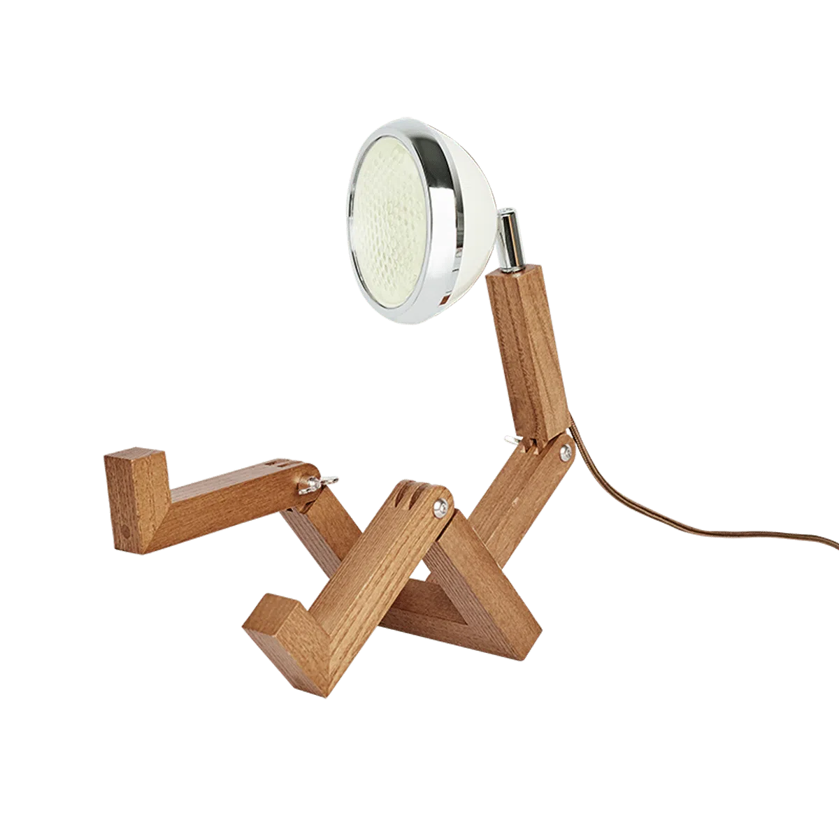 Mini Wattson Table Lamp - Vintage White-Beaumonde