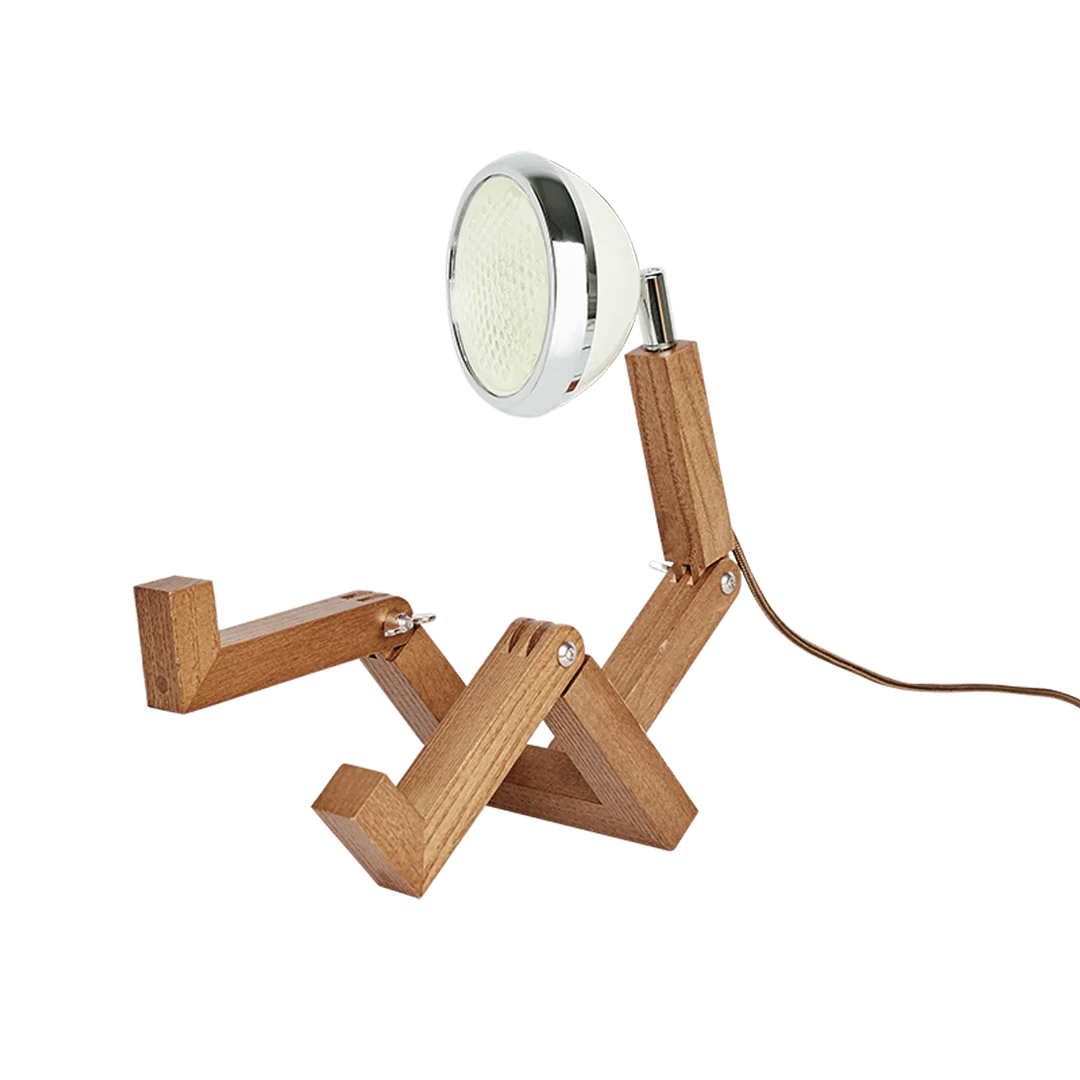 Mini Wattson Table Lamp - Vintage White-Beaumonde