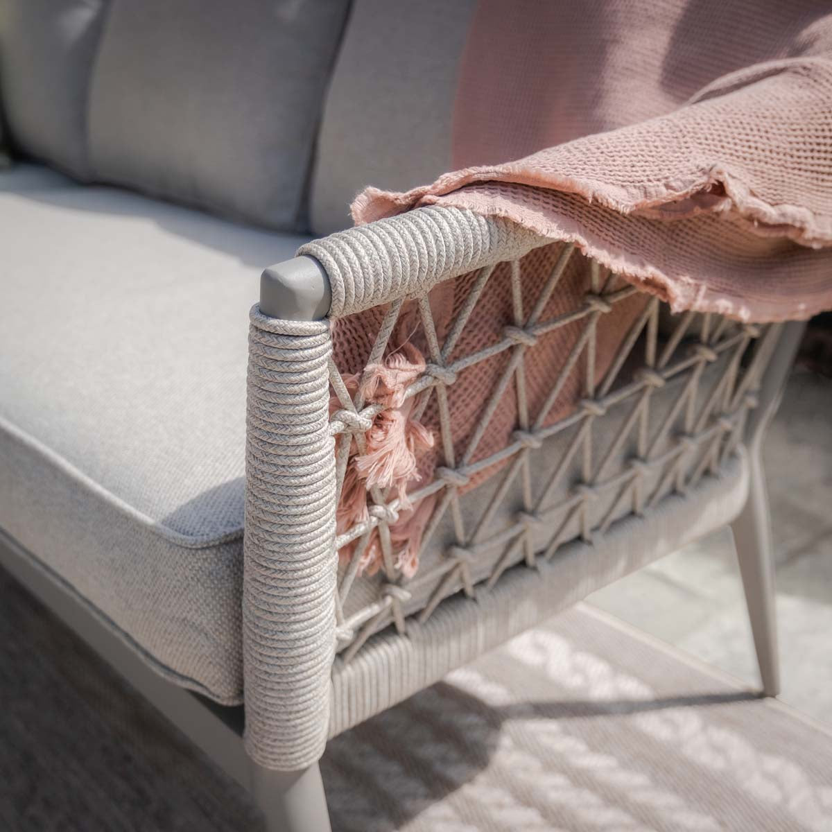 Maze Cool Linen Monaco Small Corner sofa set