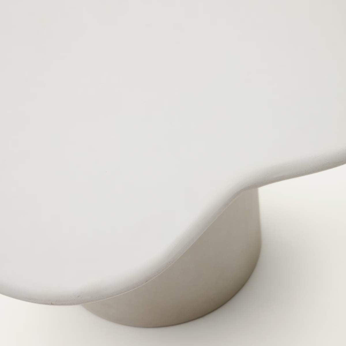 Kave Home Macarella coffee table in mustard concrete 83 x 77cm