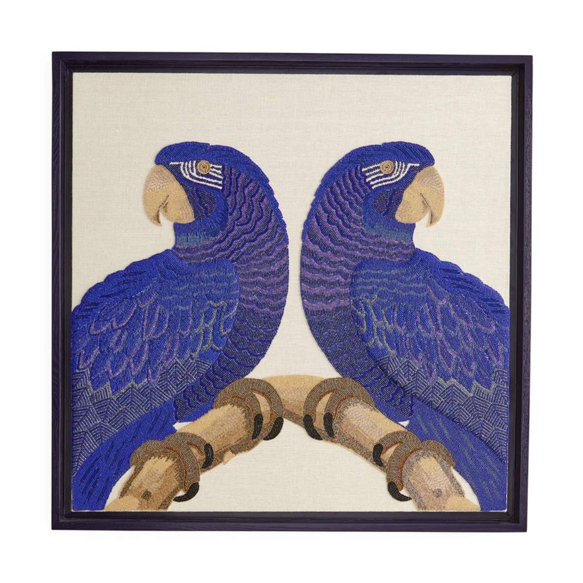 Jonathan Adler Macaw Beaded Art
