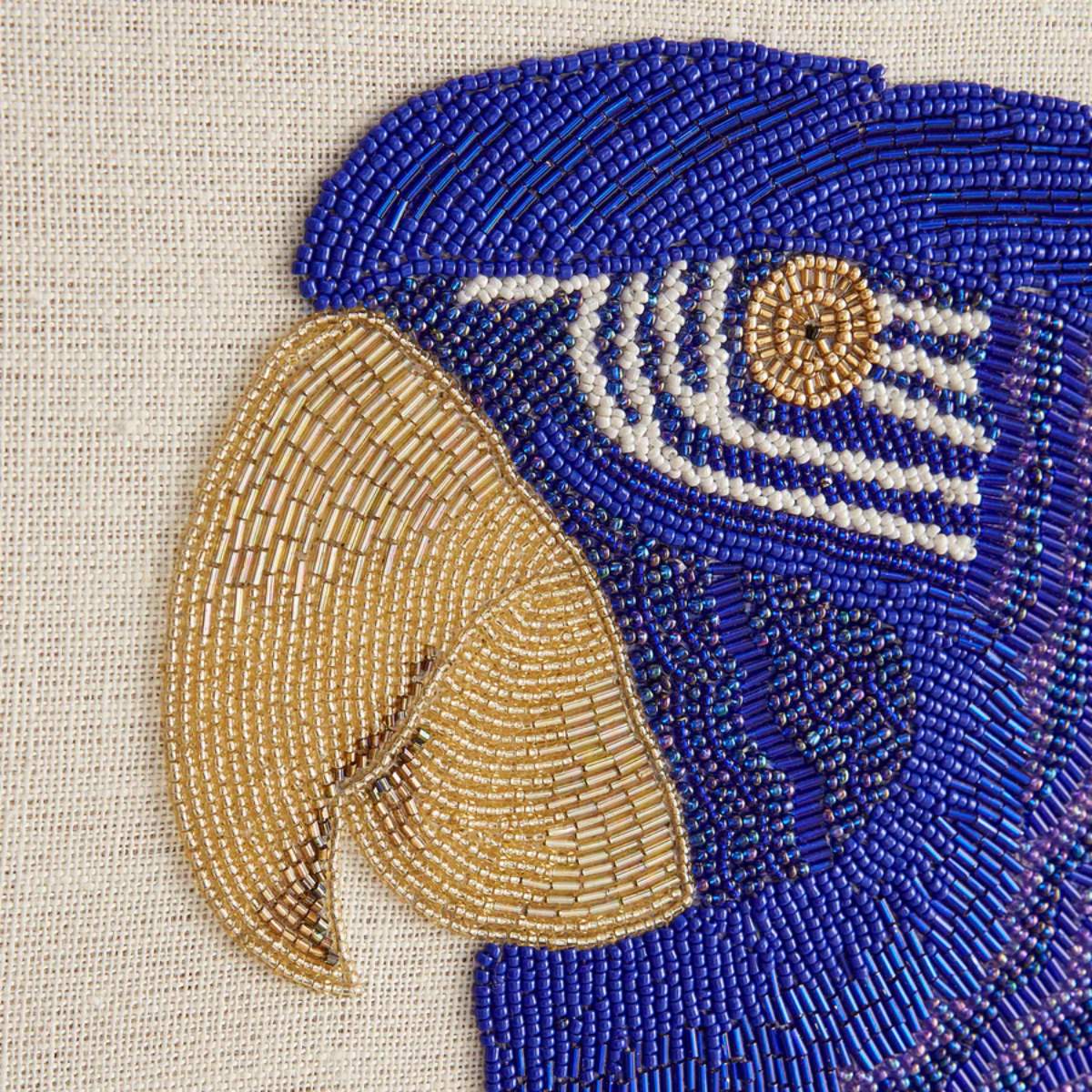 Jonathan Adler Macaw Beaded Art