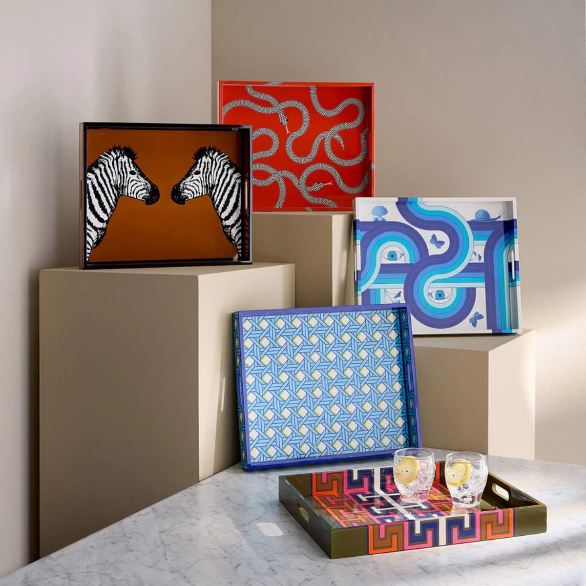 Jonathan Adler Madrid Lacquer Tray