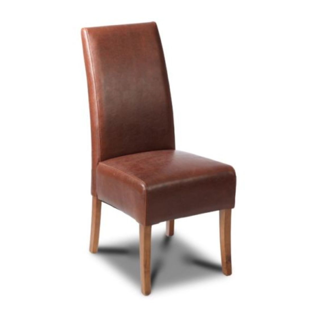 Trade Furniture Madrid Leather Dining Chair Dark Leg
