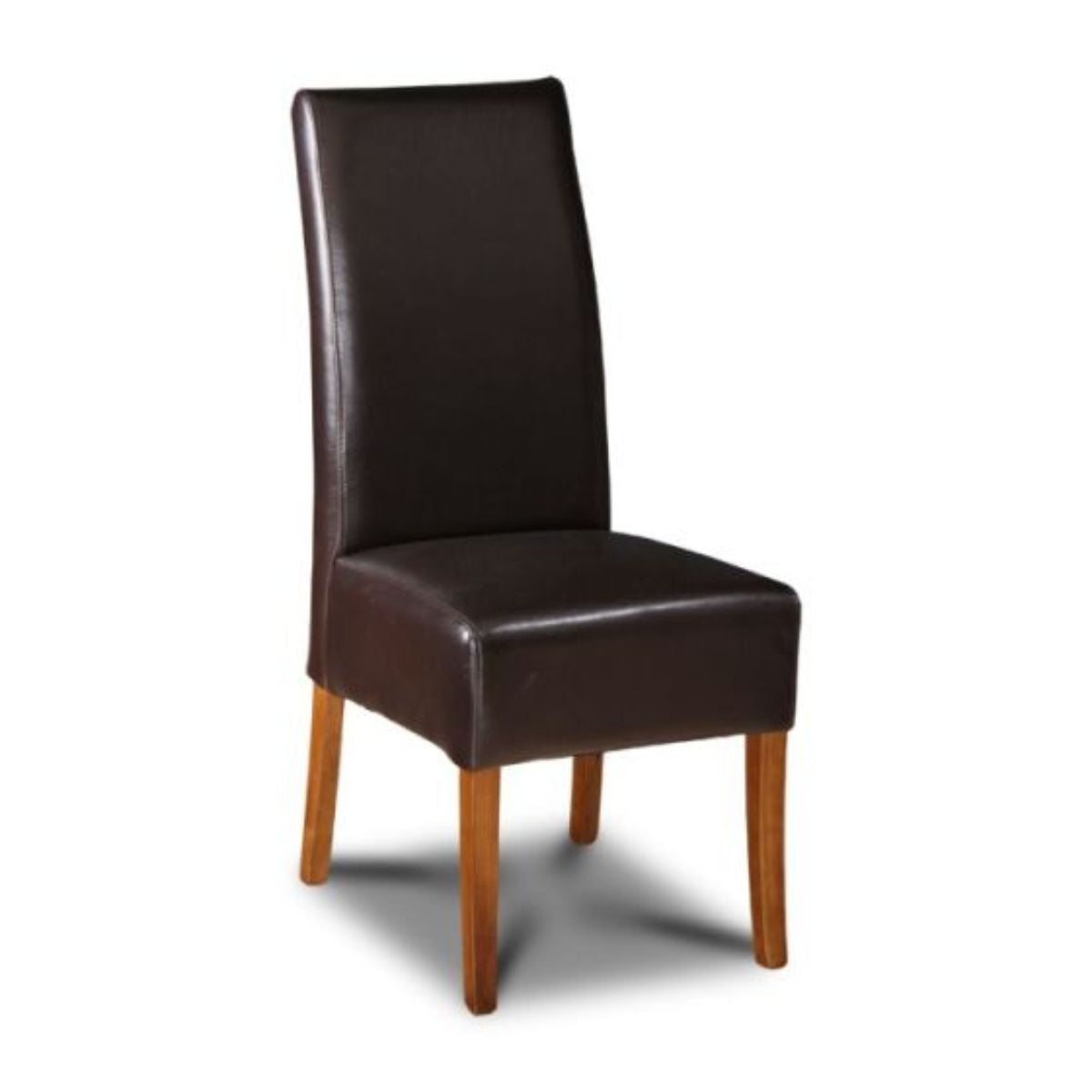 Trade Furniture Madrid Leather Dining Chair Dark Leg
