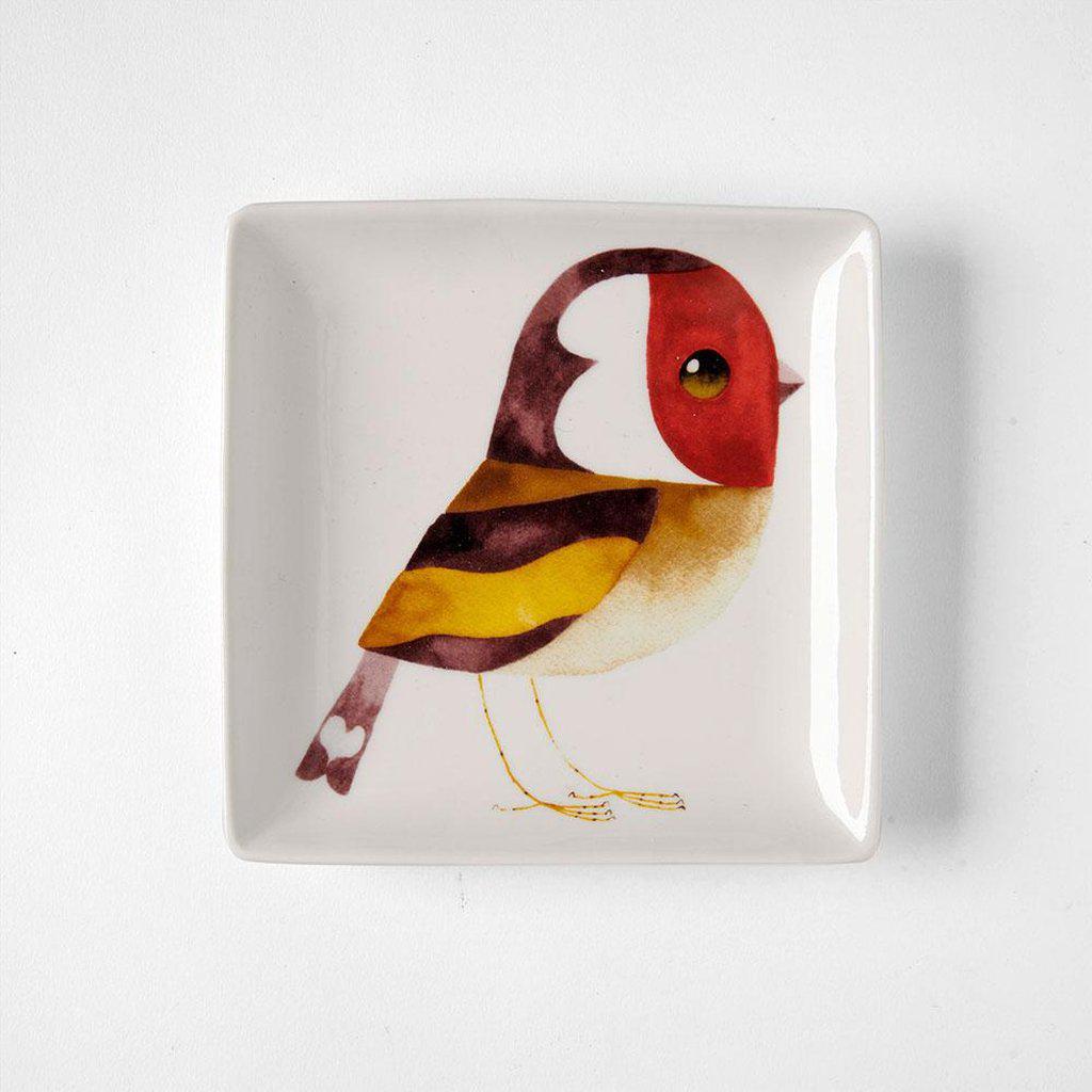 Magpie Matt Sewell Goldfinch Trinket Dish-Beaumonde