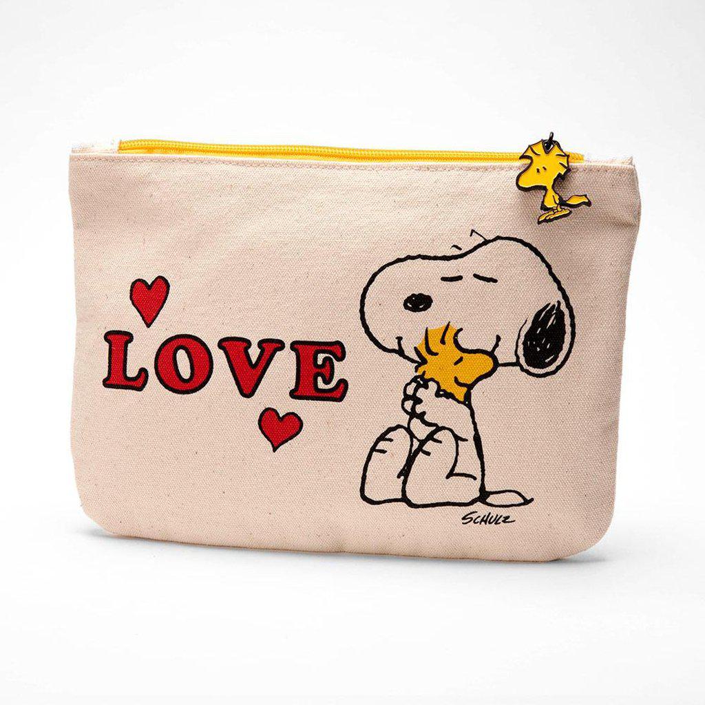 Peanuts Snoopy Zipper Pouch - Love-Magpie + Peanuts-Beaumonde