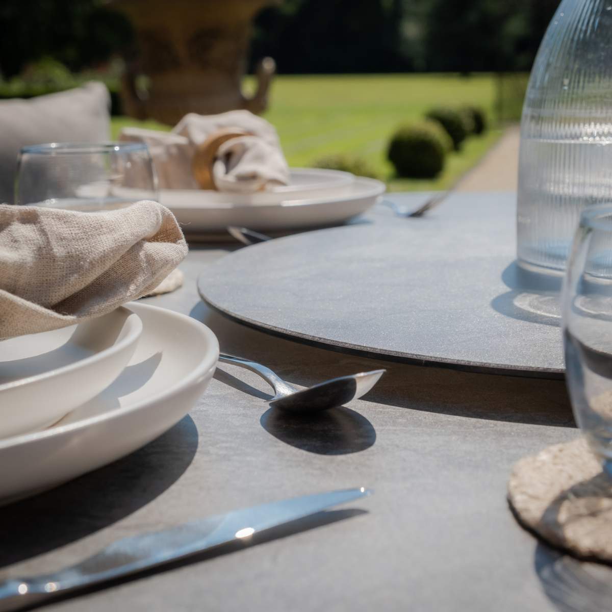 Maze Maldives Rope Weave 4 Seat Round Dining Set