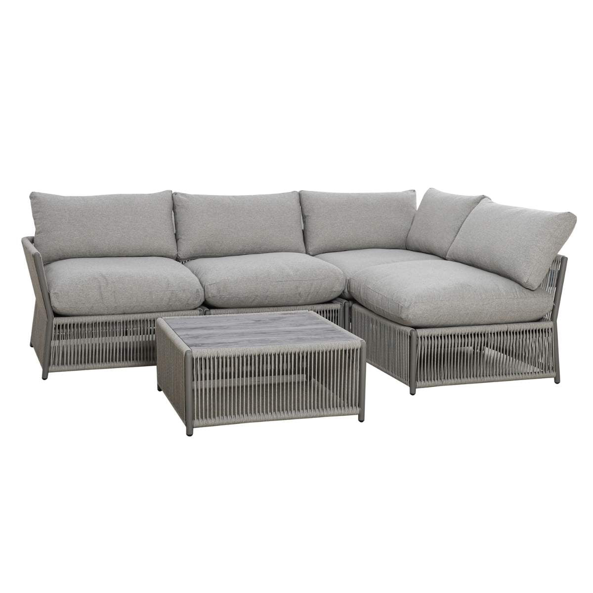 Maze Maldives Rope Weave Small Corner Sofa Set
