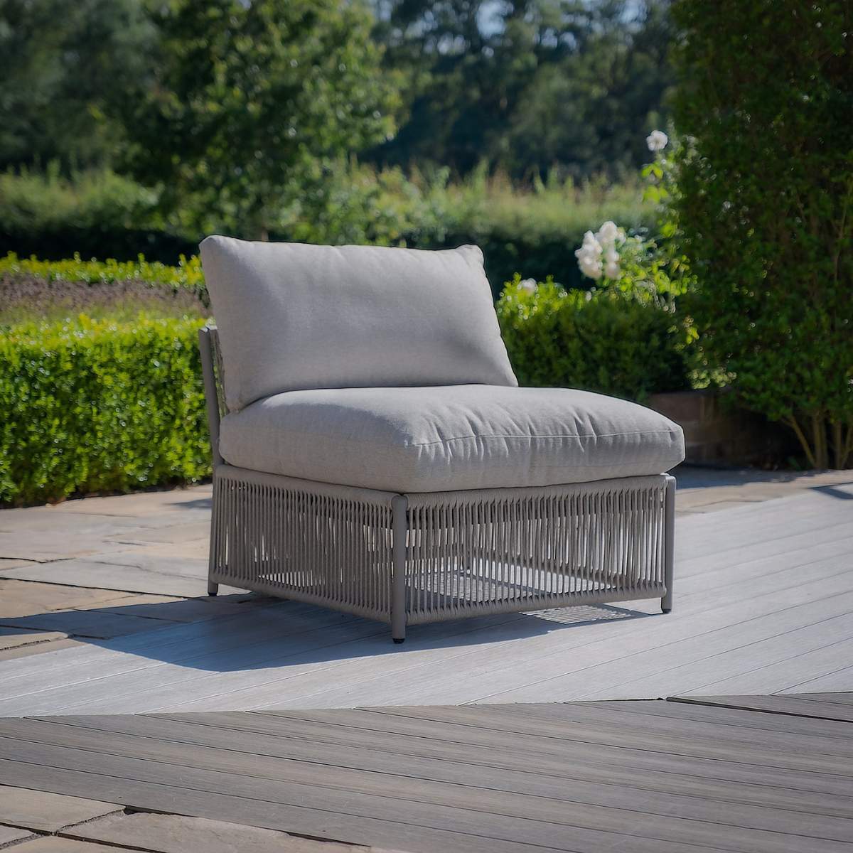 Maze Maldives Rope Weave U Shaped Corner Sofa Set