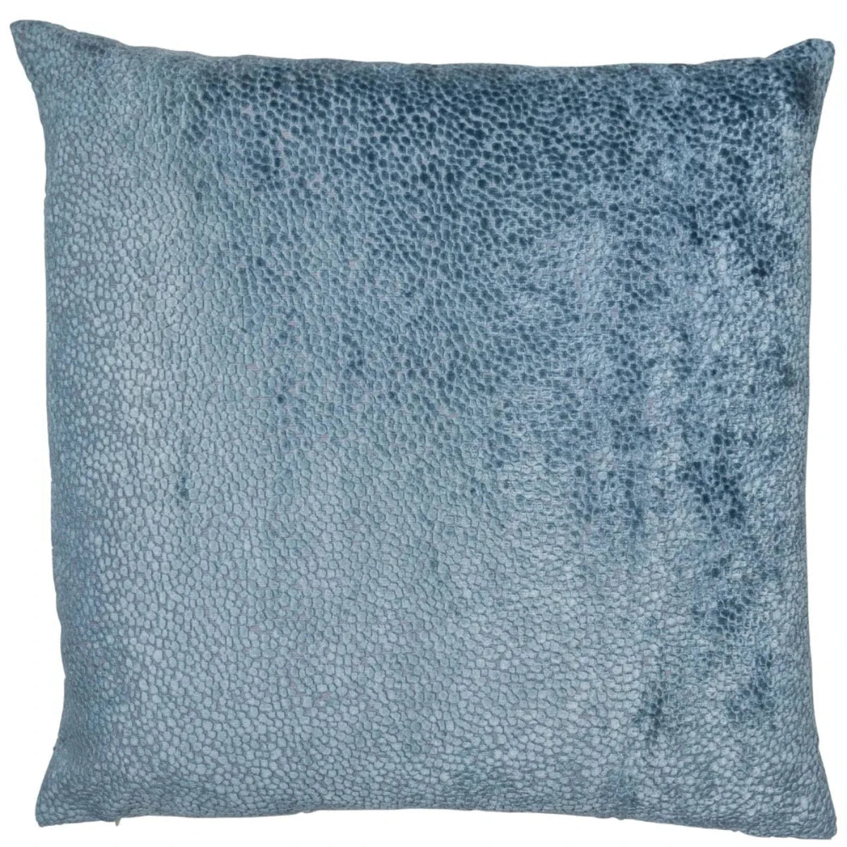 Malini Bingham Cut Velvet Cushion in Blue