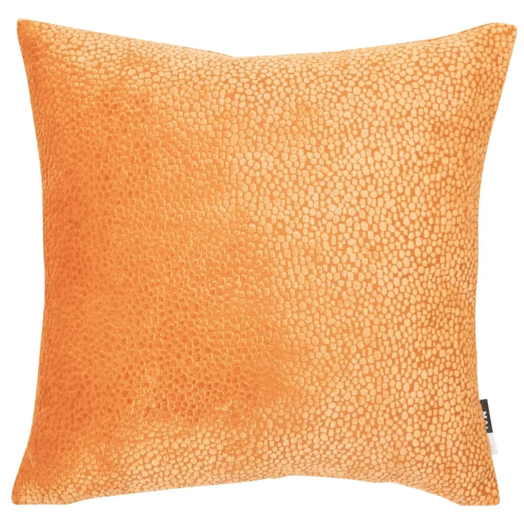 Malini Bingham Cut Velvet Cushion In Tan-Beaumonde