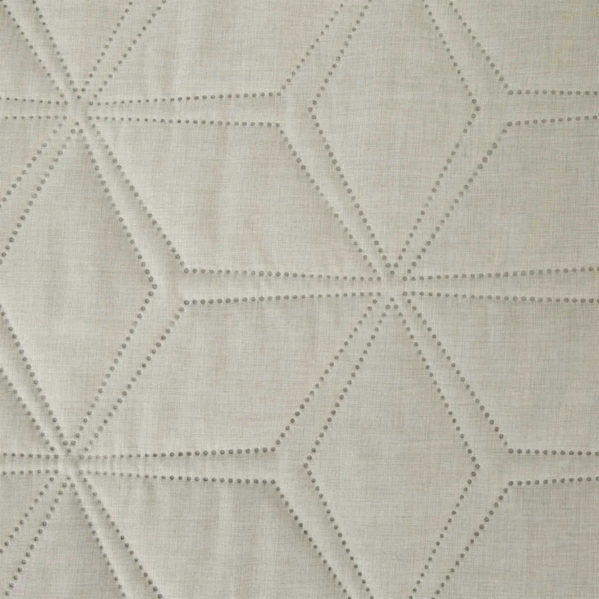Malini Lombardi Cream Quilted Bedcover