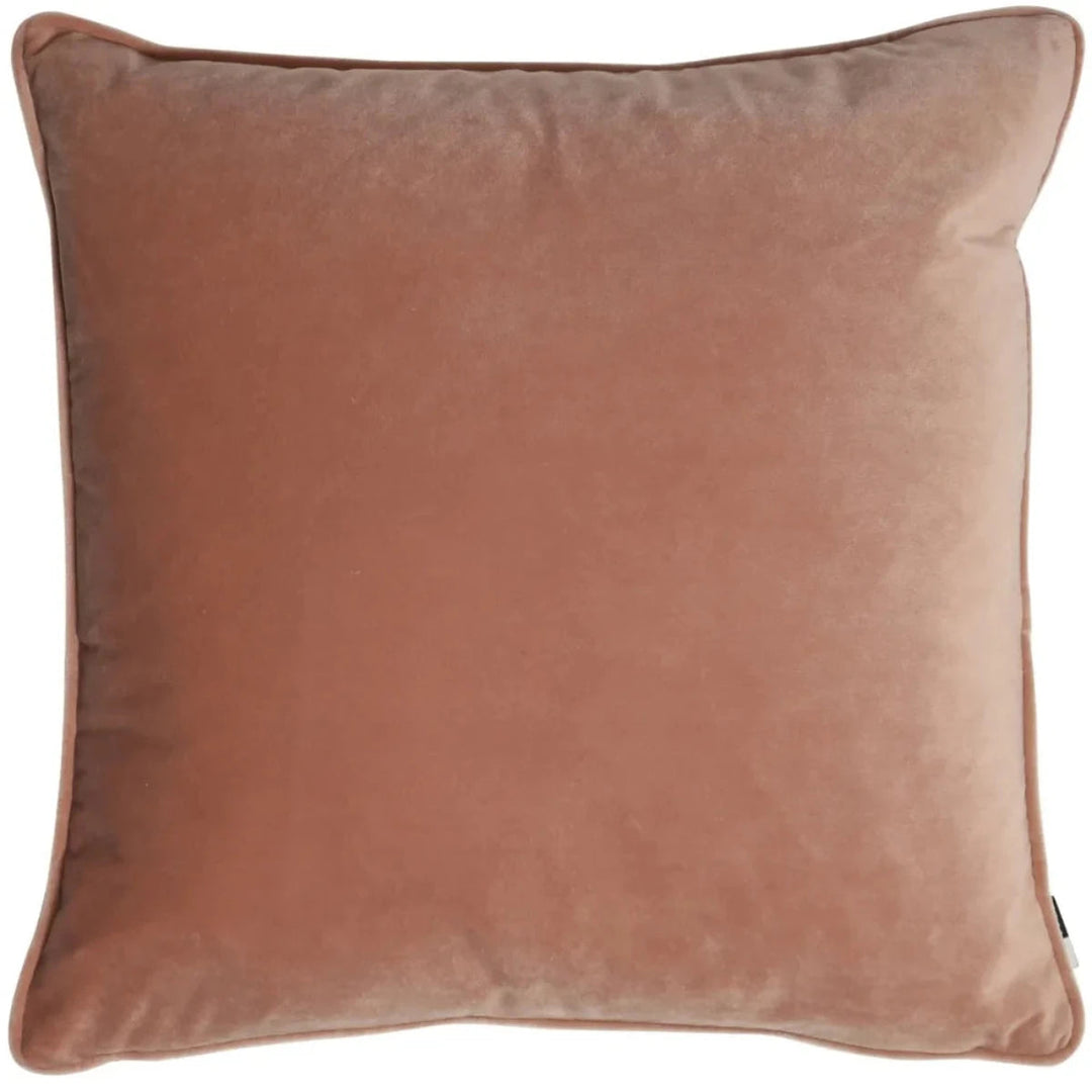 Malini Luxe Velvet Cushion in Putty