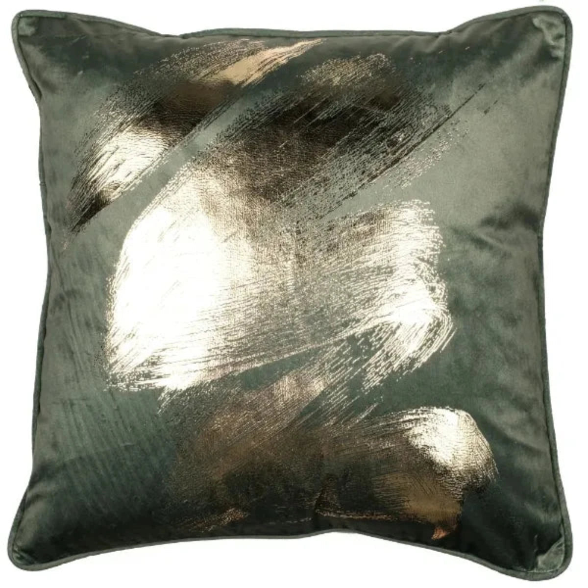 Malini Paul Moneypenny Gentlestrokes Cushion in Sage