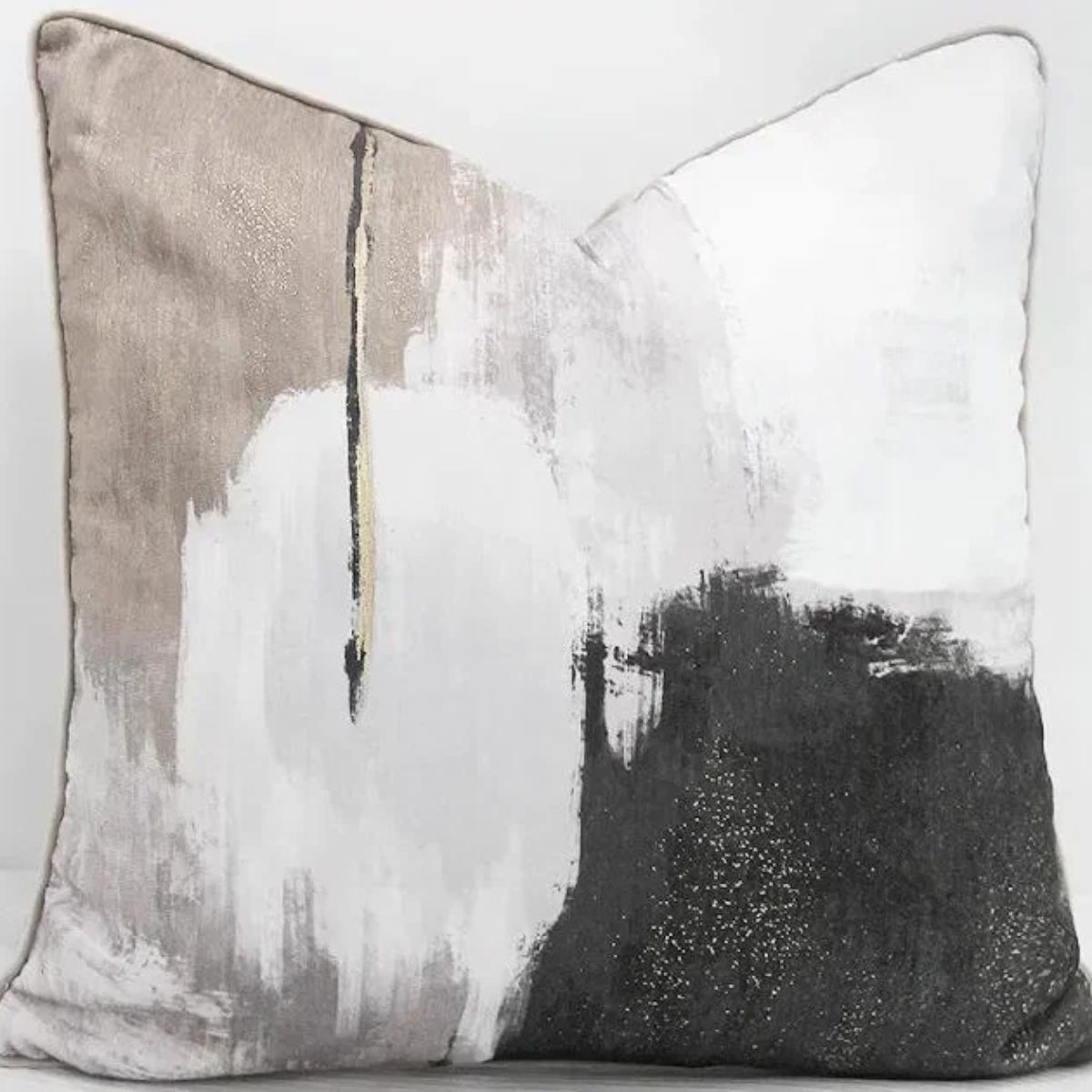 Malini Geneva Taupe Cushion