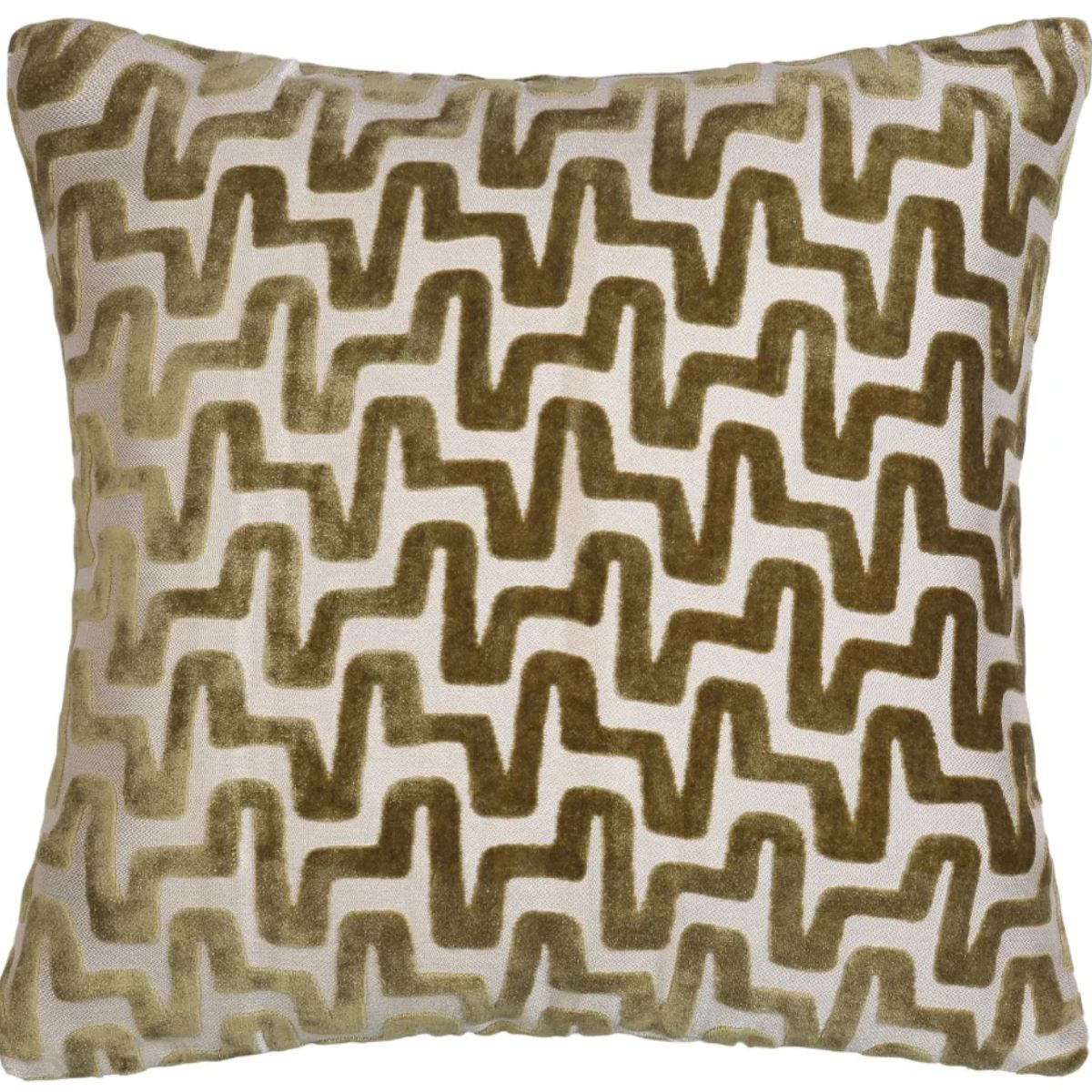 Malini Large Summit Olive Cushion