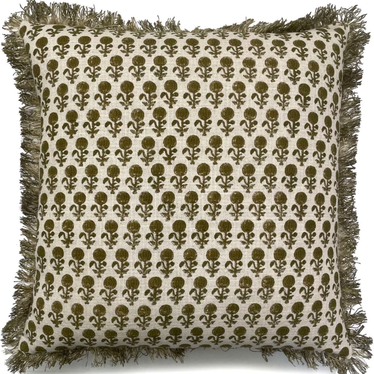 Malini Navari Olive Cushion