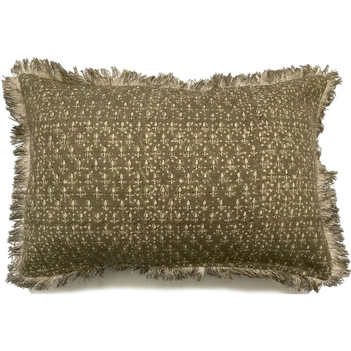 Malini Omari Rectangle Grey Cushion