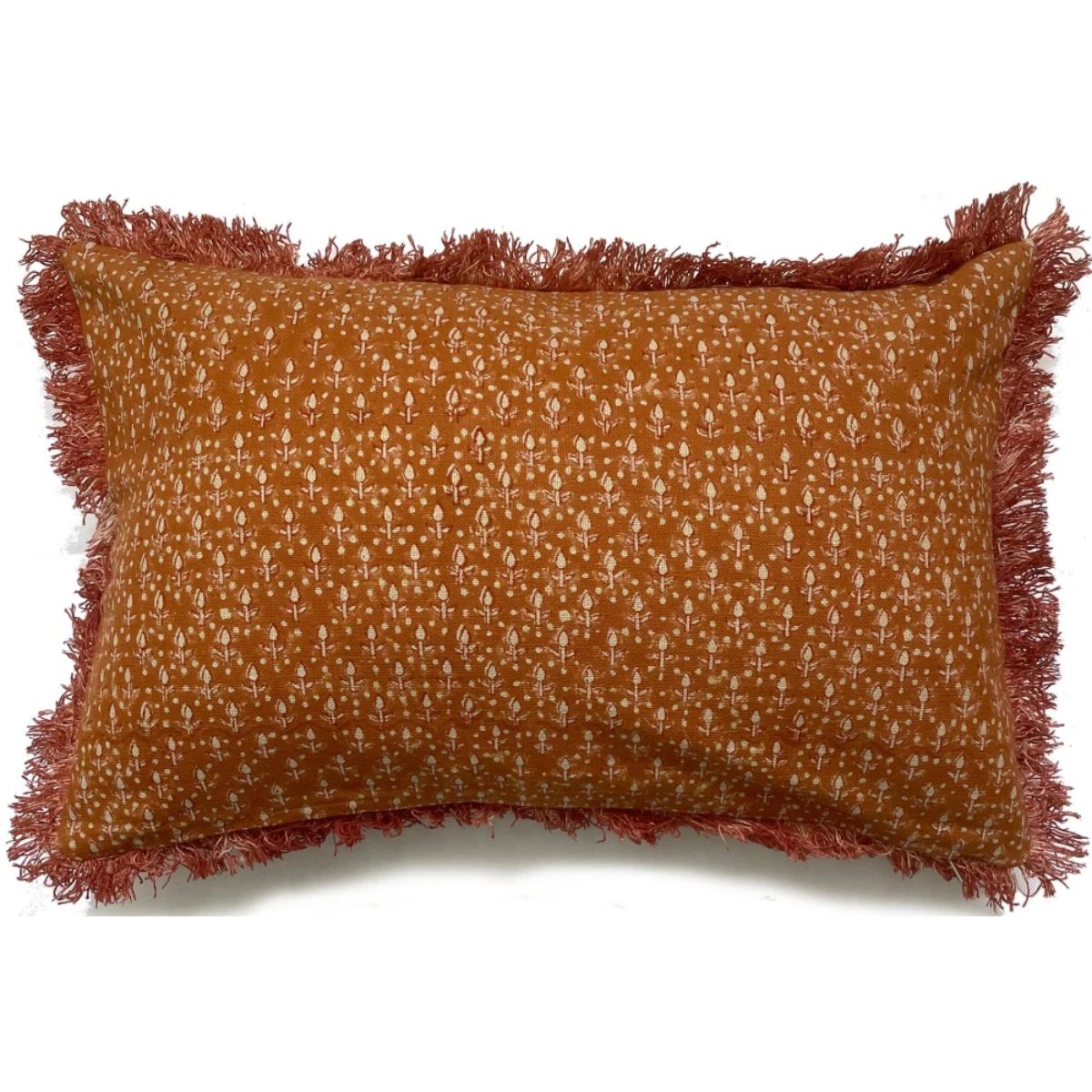 Malini Omari Rectangle Orange Cushion