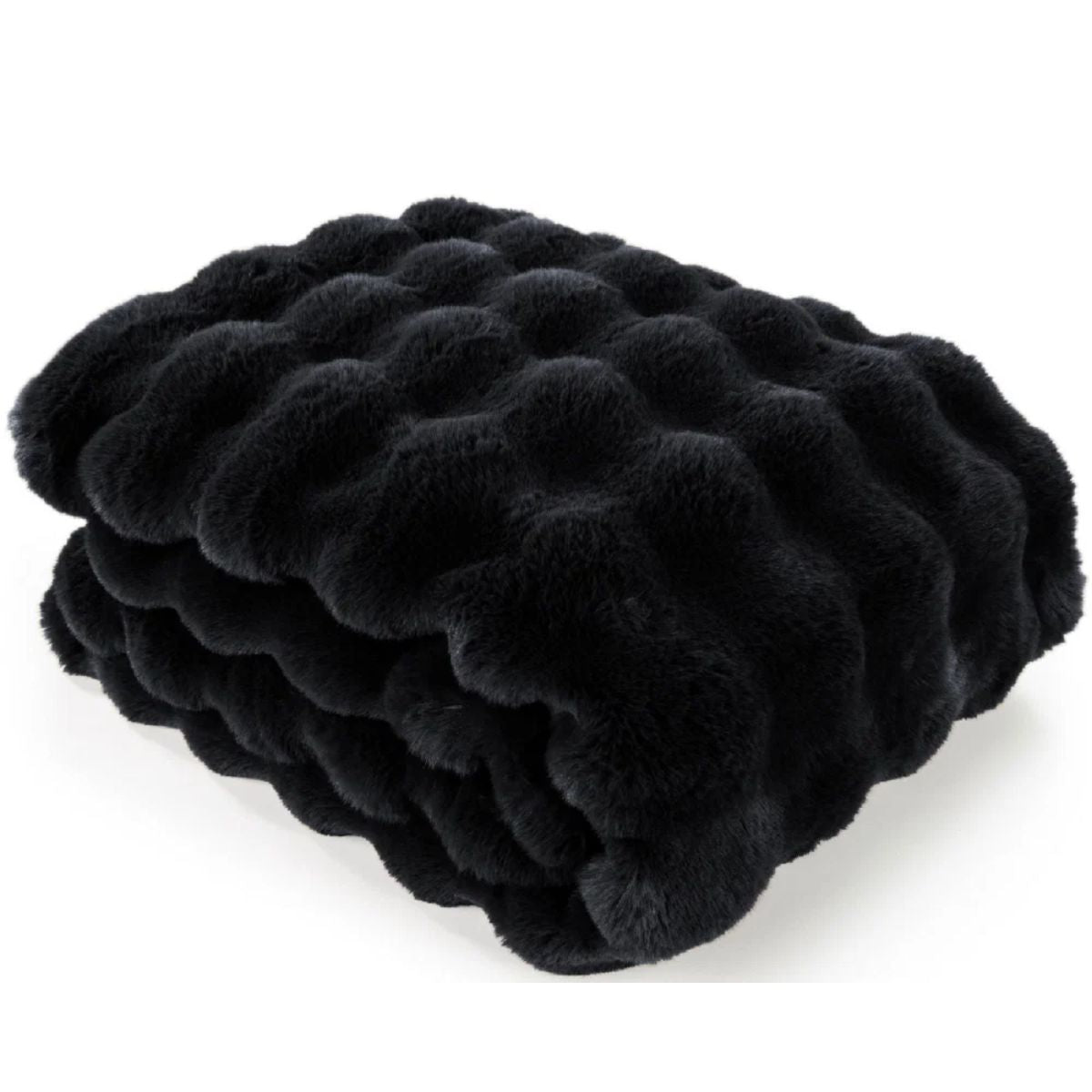 Malini Raffles Black Throw