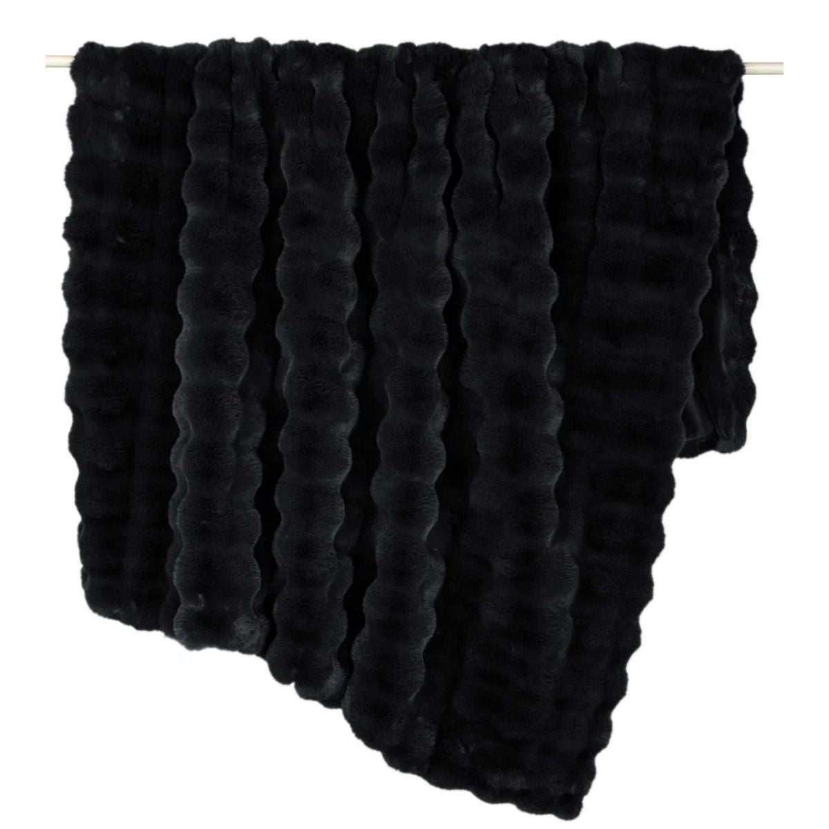 Malini Raffles Black Throw