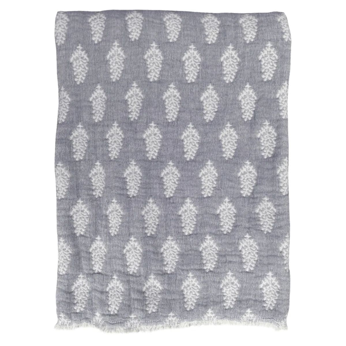 Malini Samira Grey Throw