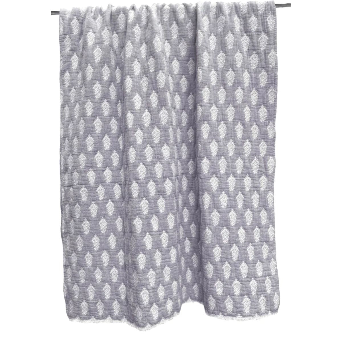 Malini Samira Grey Throw