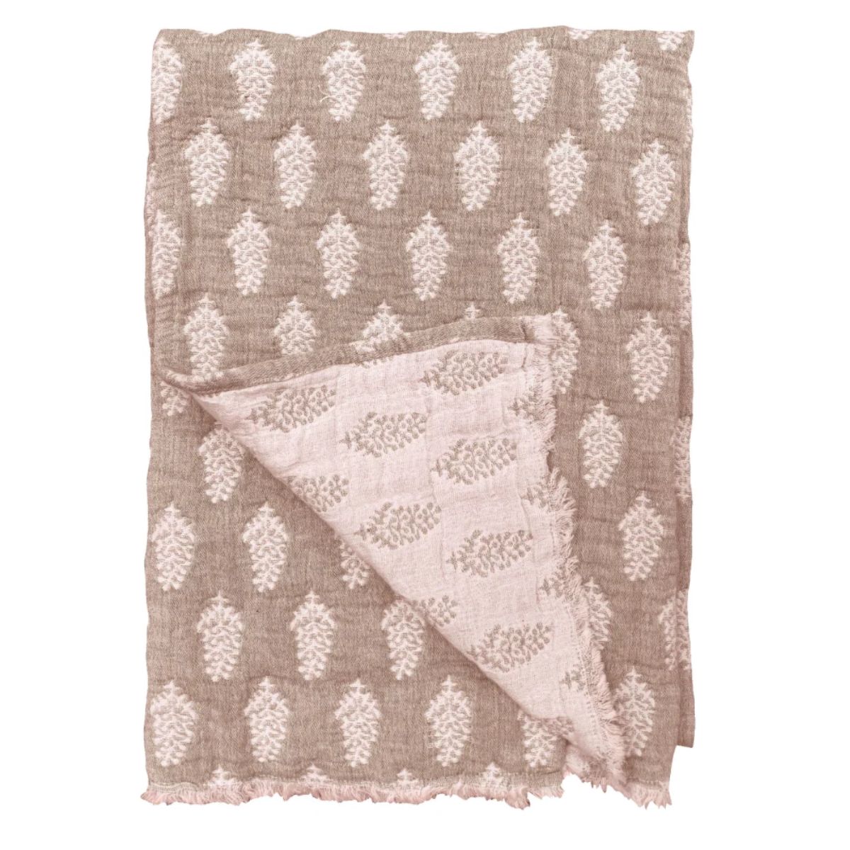 Malini Samira Rust Throw