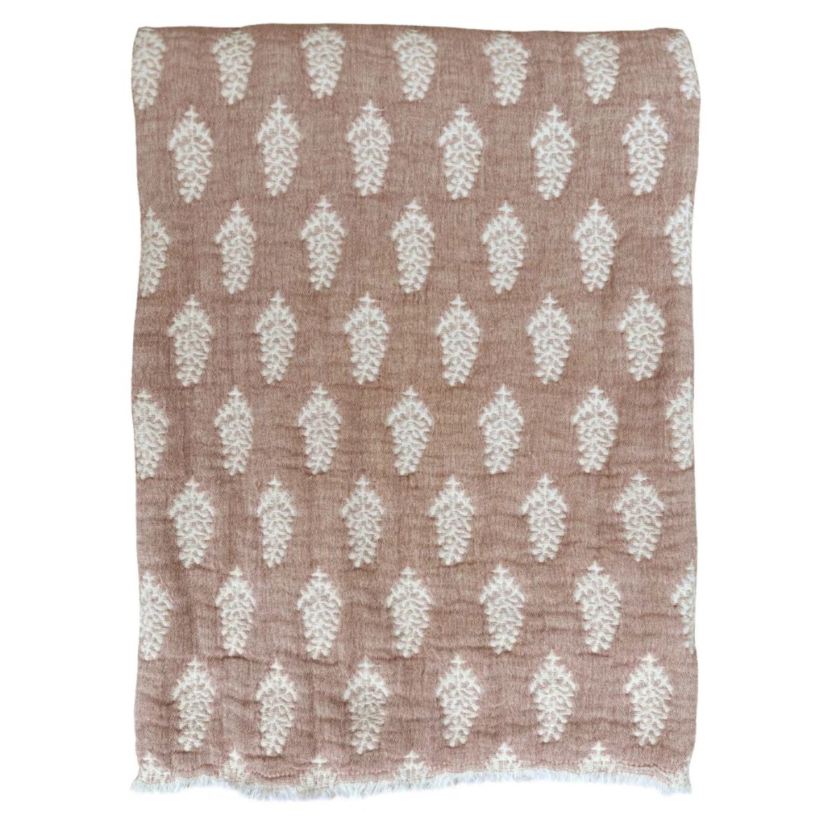 Malini Samira Rust Throw