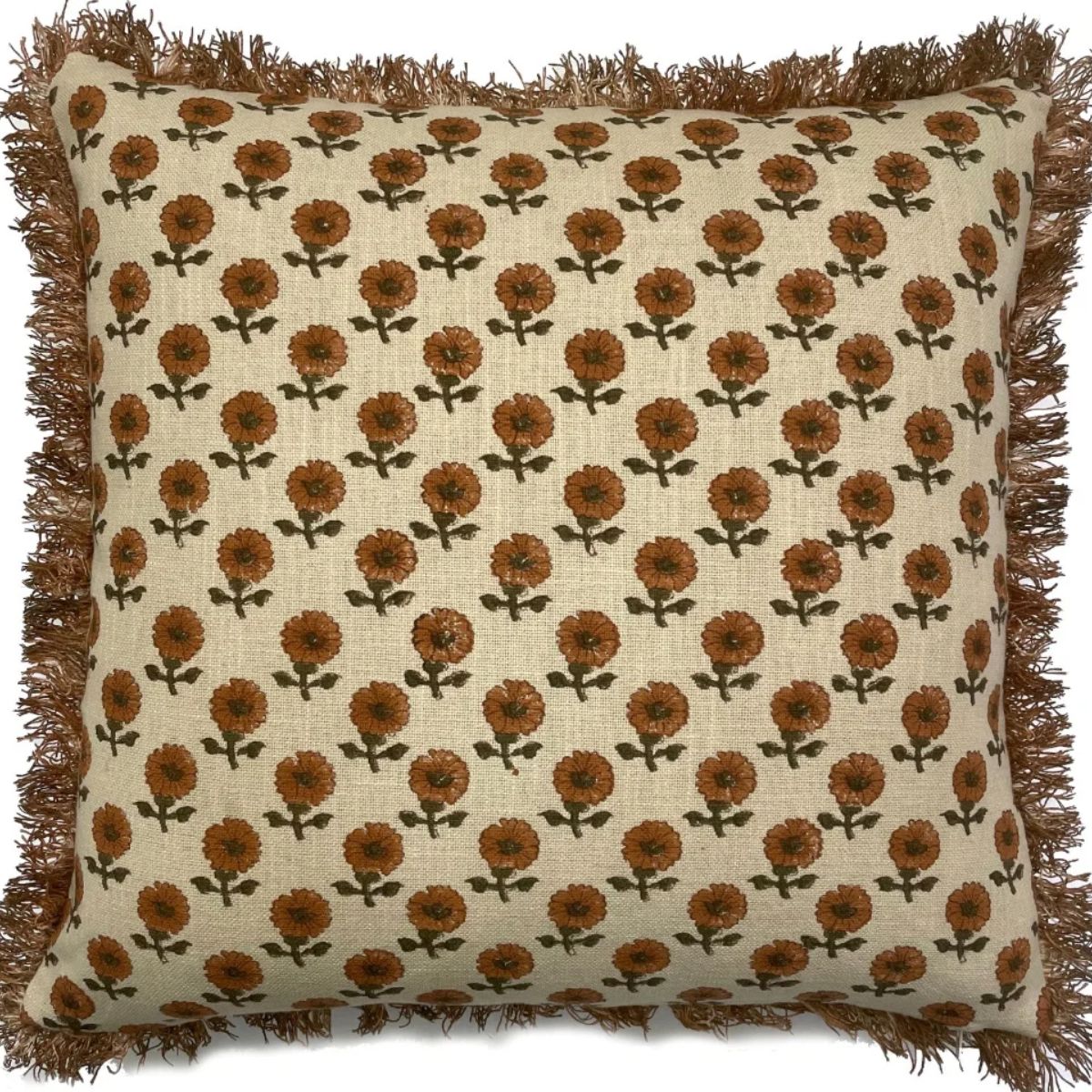 Malini Vireya Orange Cushion