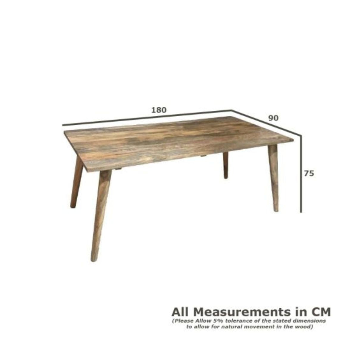 Trade Furniture Mango 180cm Dining Table