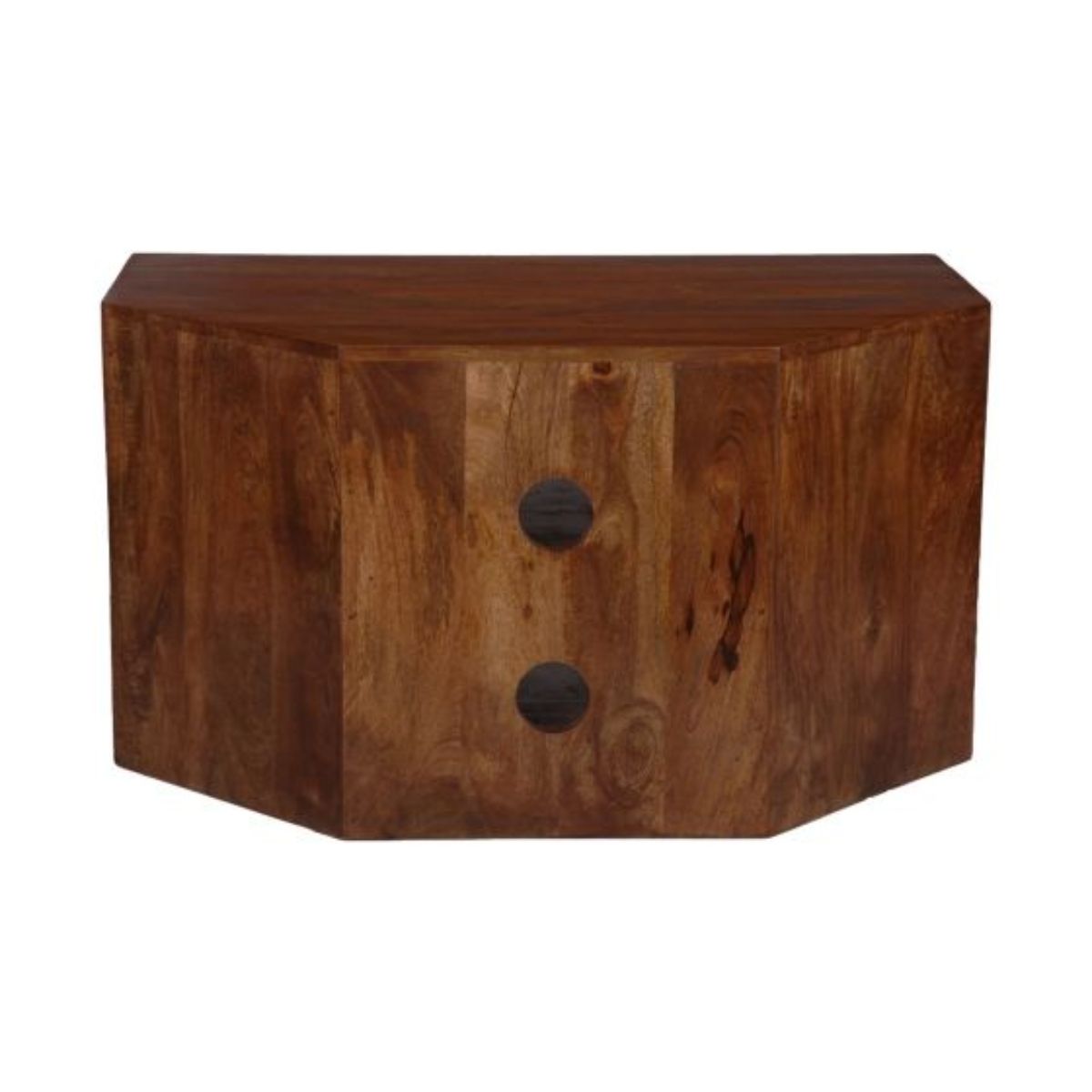 Trade Furniture Mango Wood 100cm Corner TV Stand
