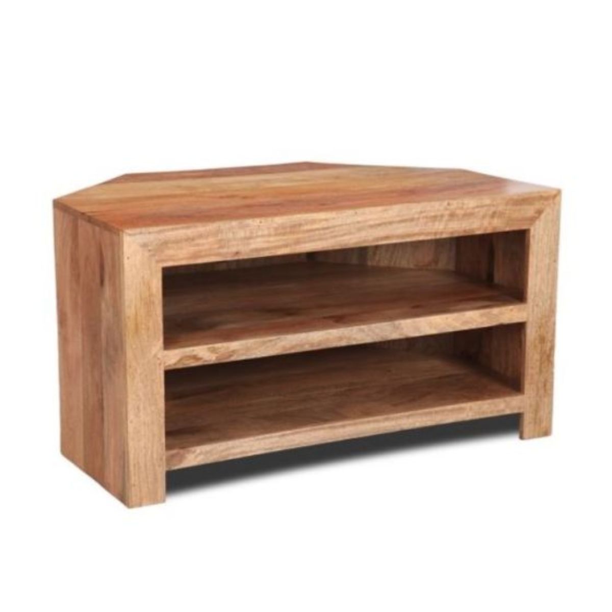 Trade Furniture Mango Wood 100cm Corner TV Stand