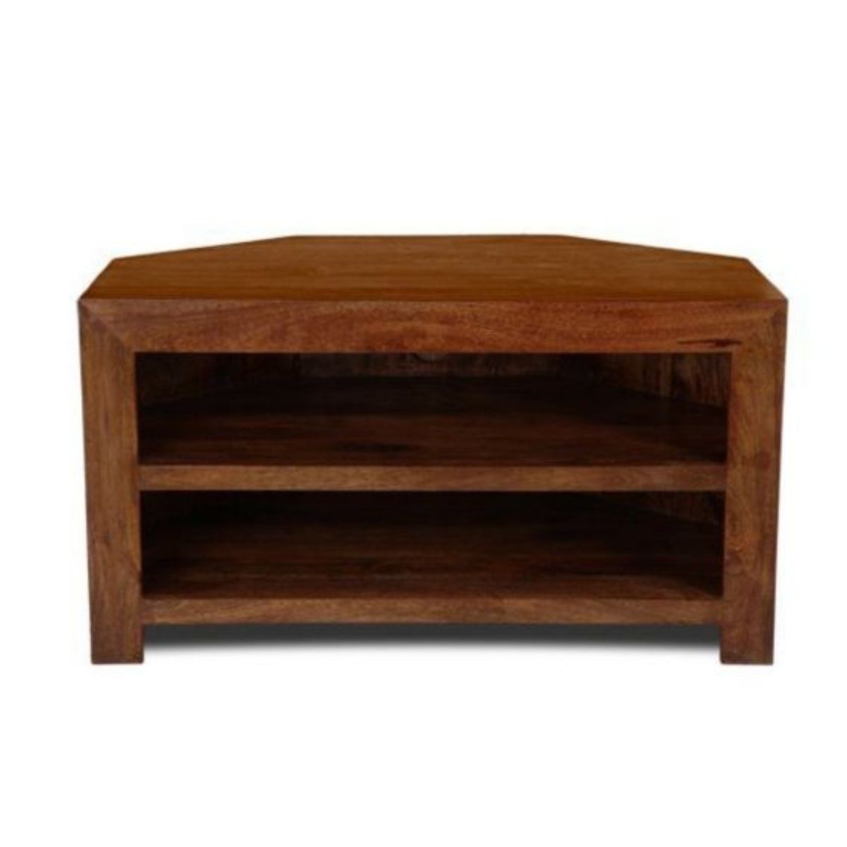 Trade Furniture Mango Wood 100cm Corner TV Stand
