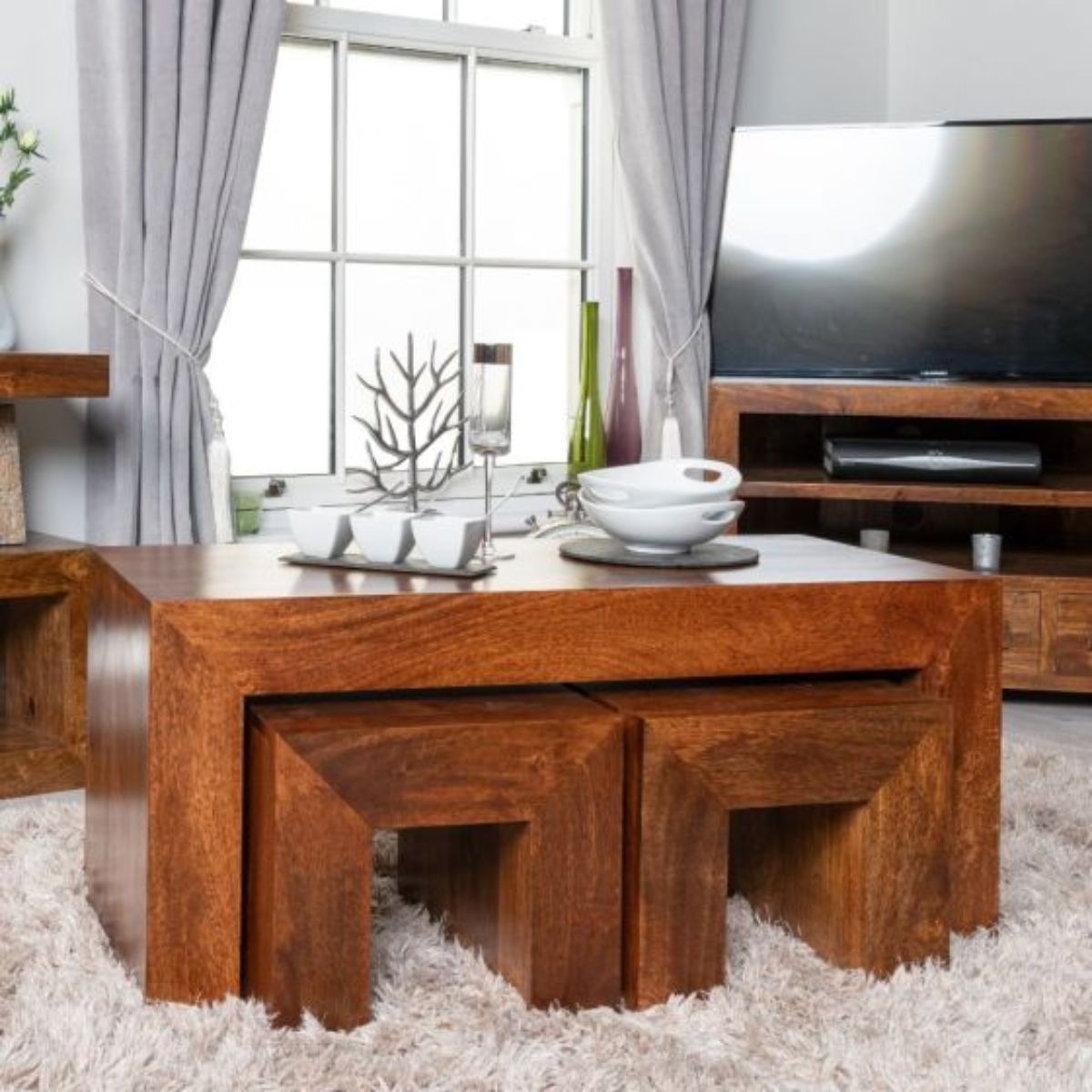 Trade Furniture Mango Wood 100cm Long John
