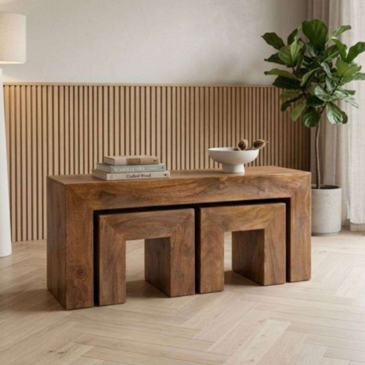 Trade Furniture Mango Wood 100cm Long John