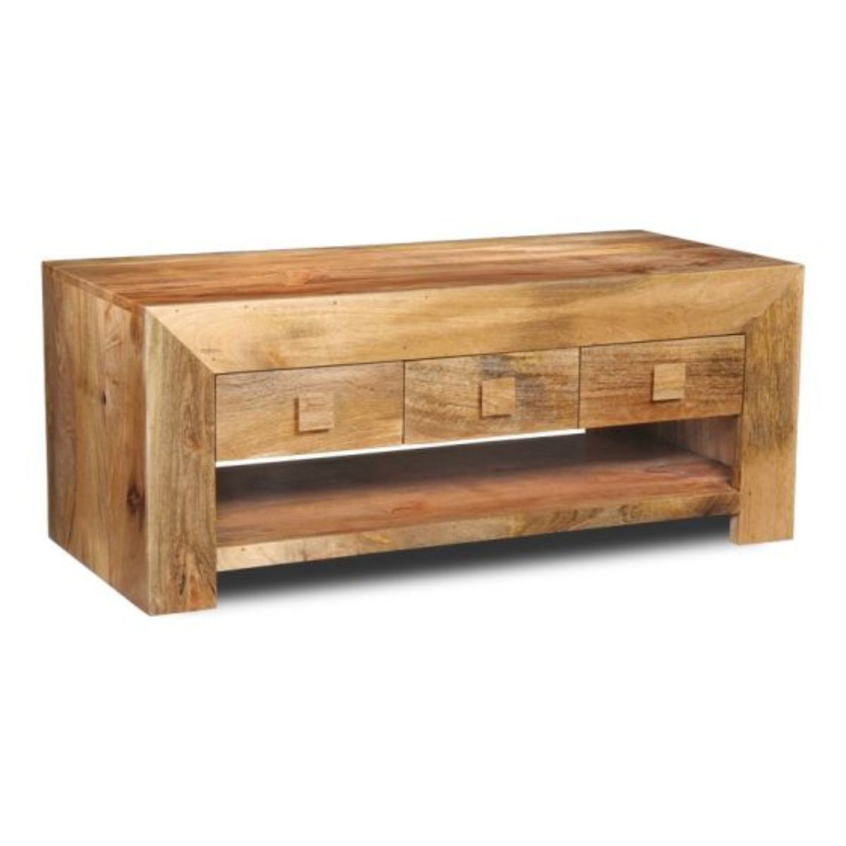 Trade Furniture Mango Wood 110cm 6 Drawer Coffee Table