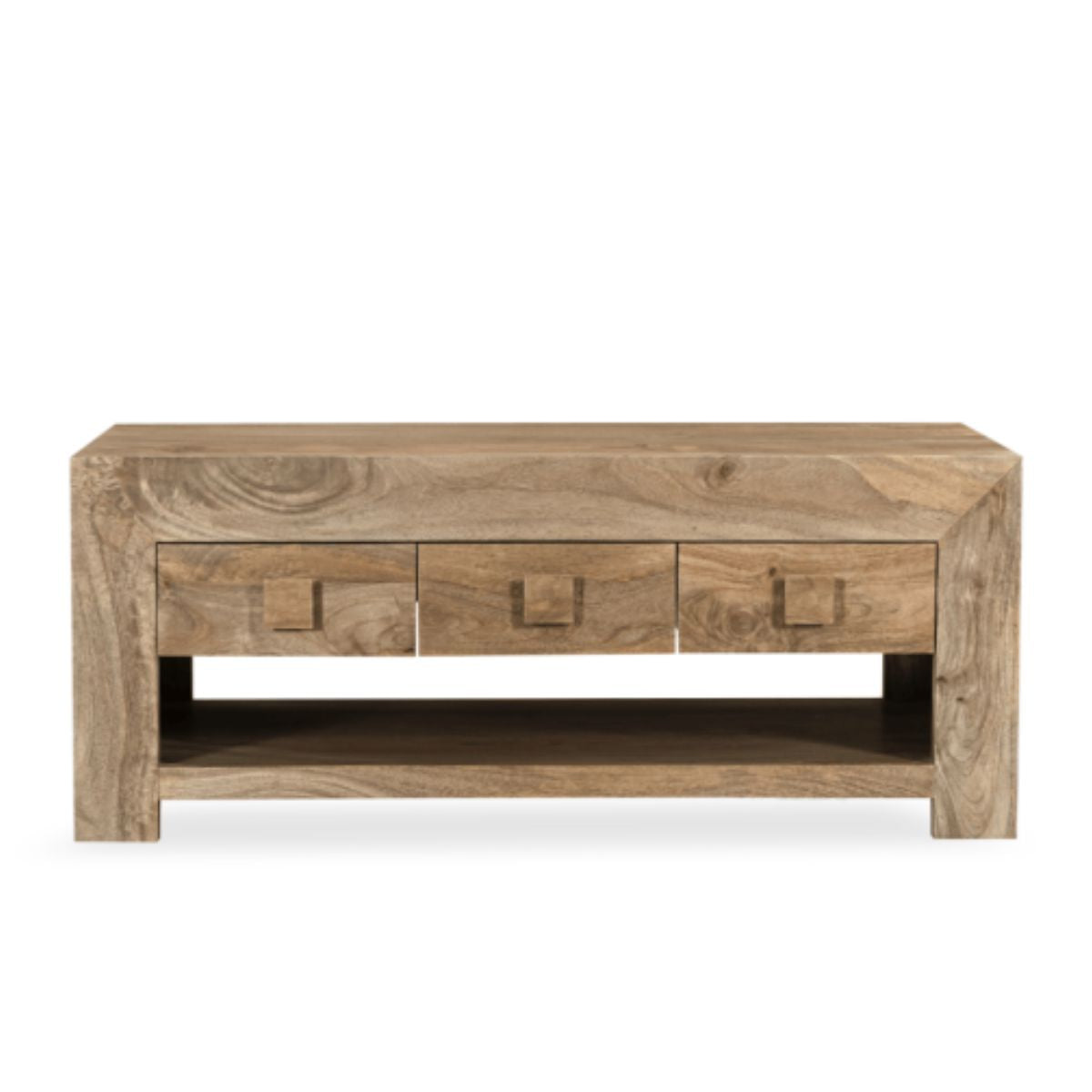 Trade Furniture Mango Wood 110cm 6 Drawer Coffee Table