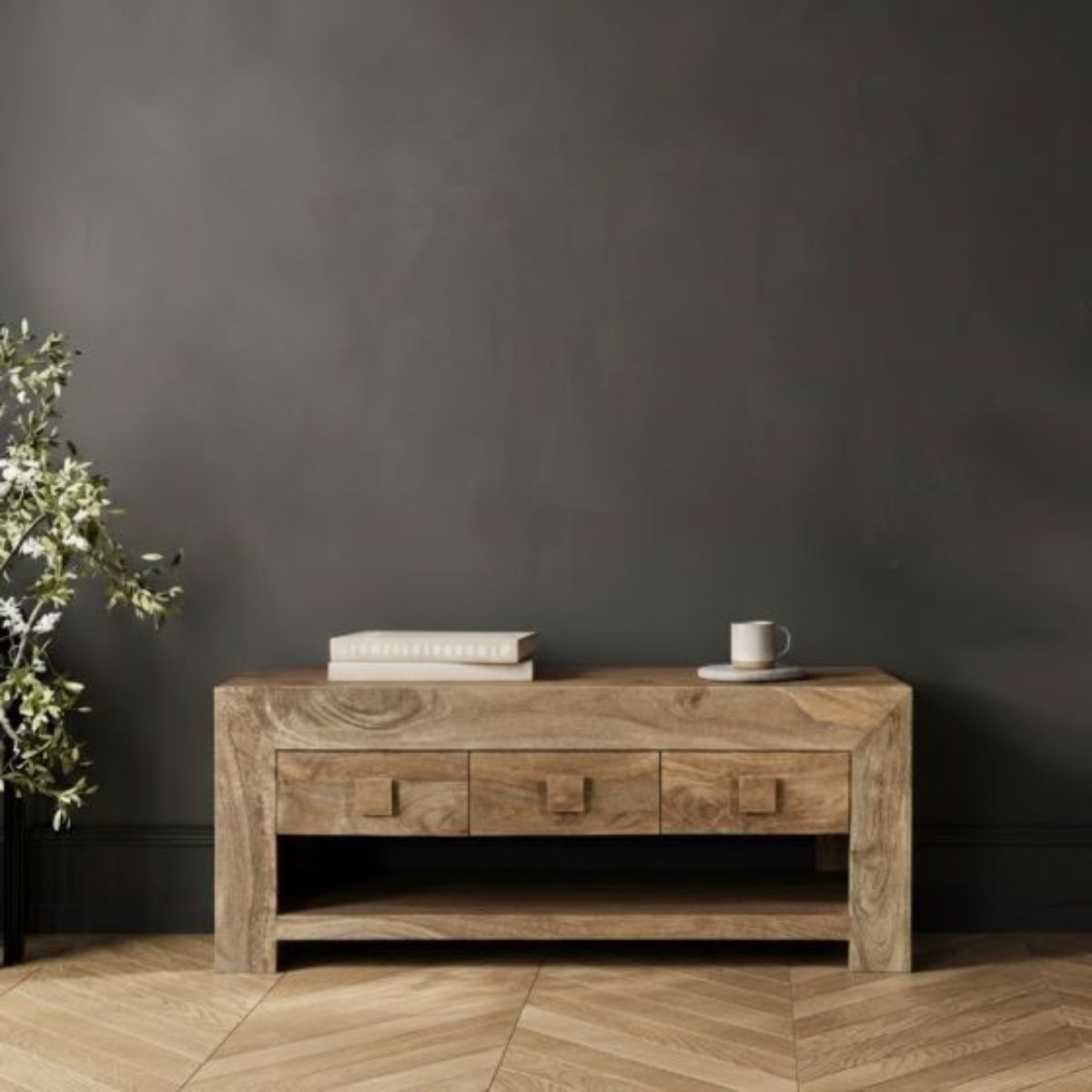Trade Furniture Mango Wood 110cm 6 Drawer Coffee Table
