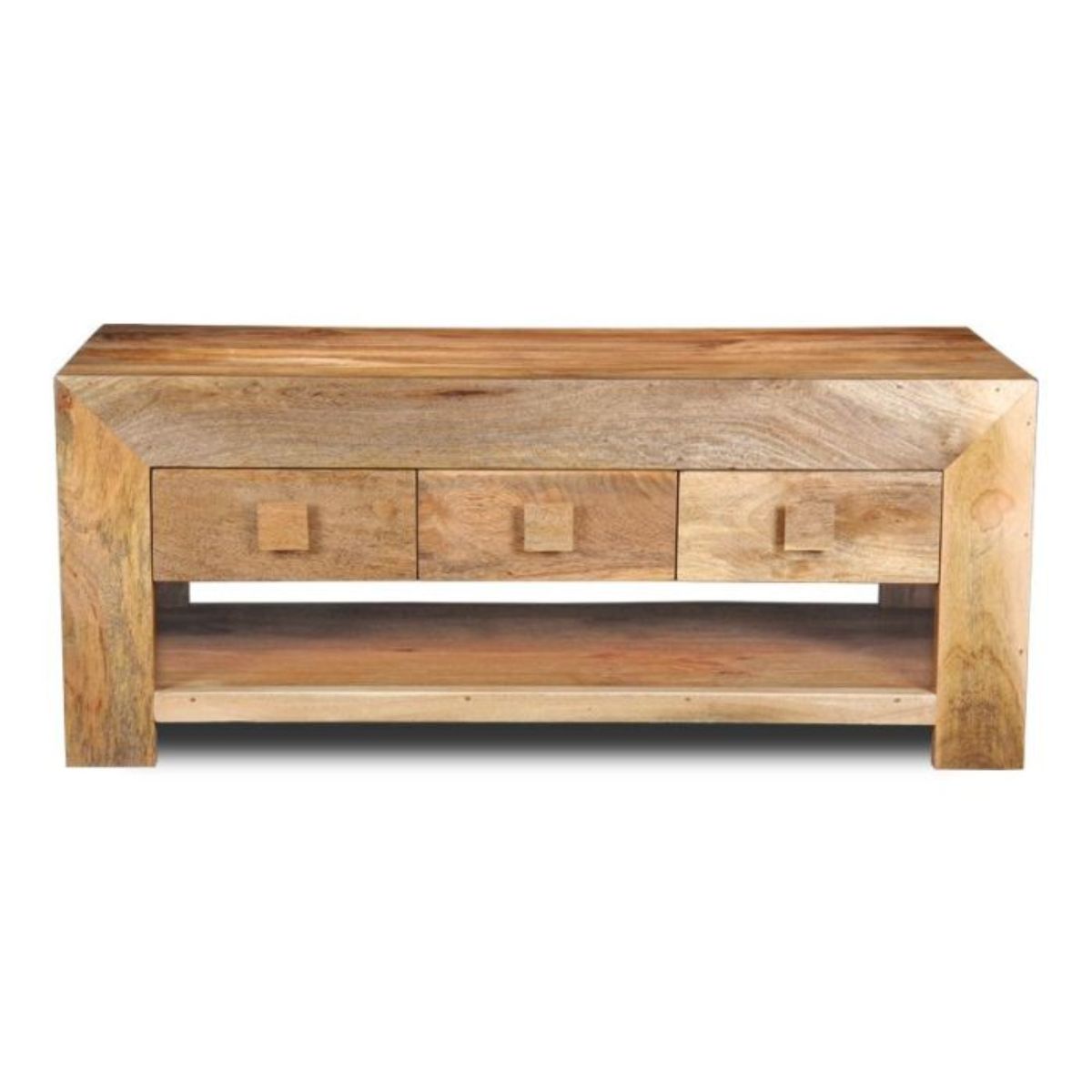 Trade Furniture Mango Wood 110cm 6 Drawer Coffee Table