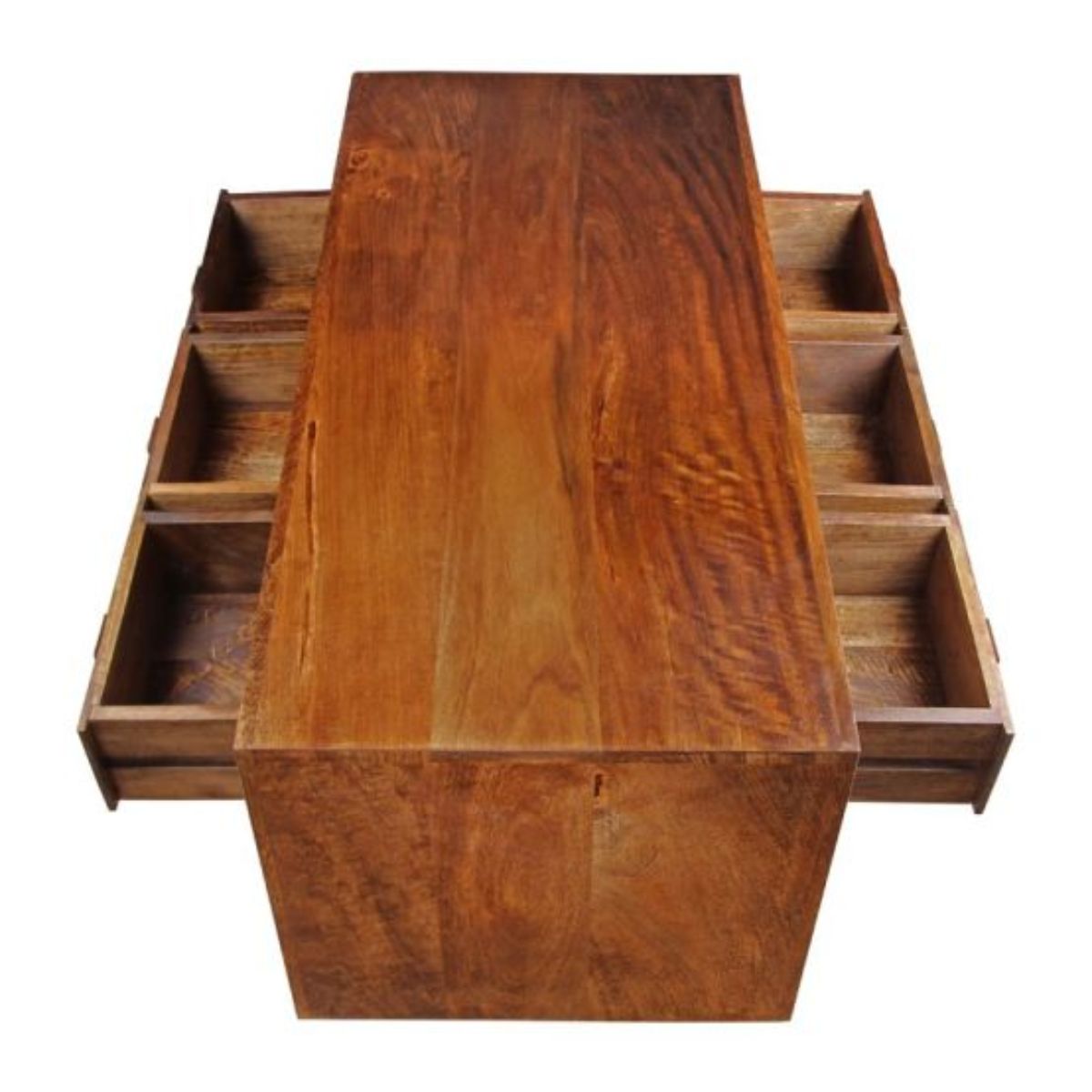 Trade Furniture Mango Wood 110cm 6 Drawer Coffee Table