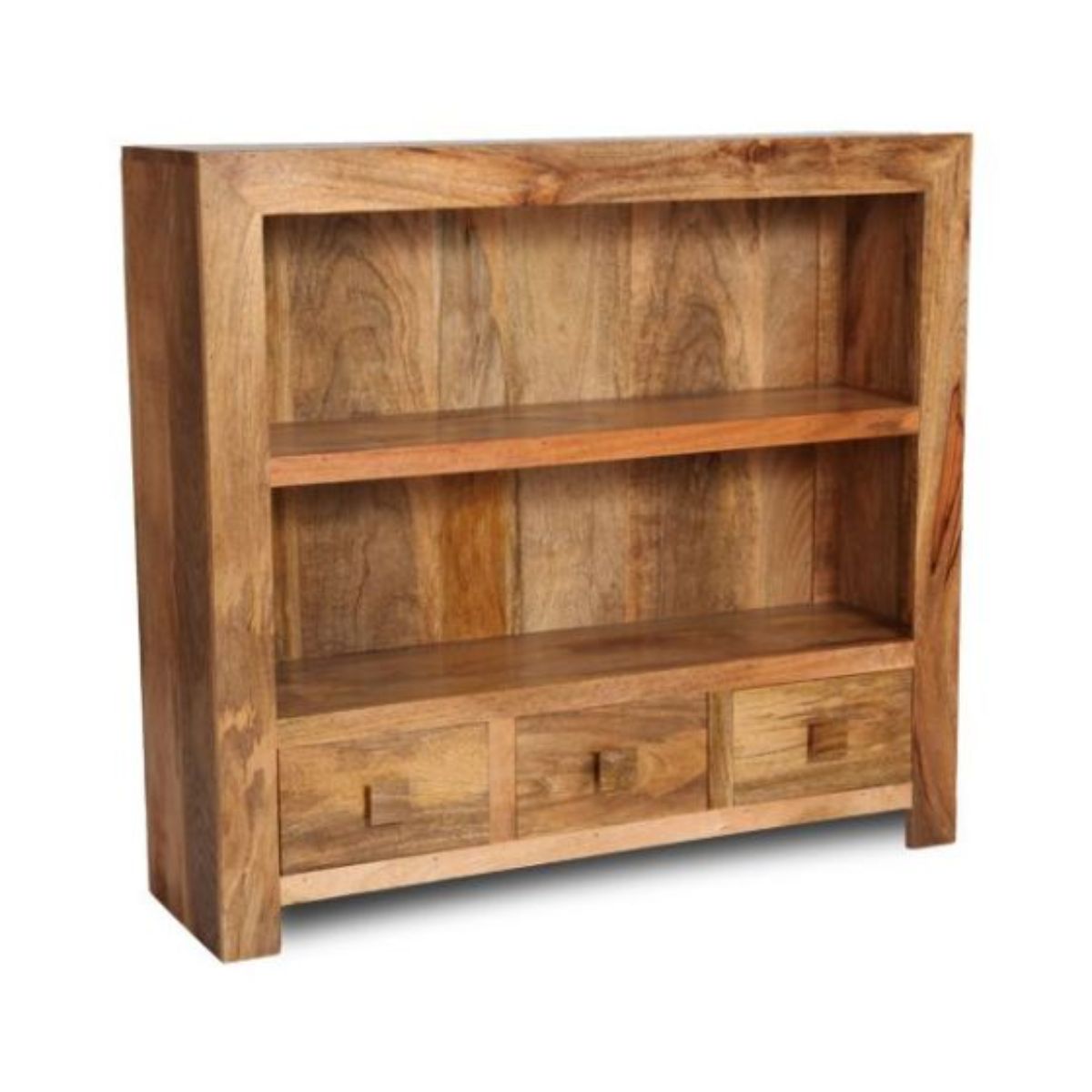 Trade Furniture Mango Wood 110cm Low Bookcase