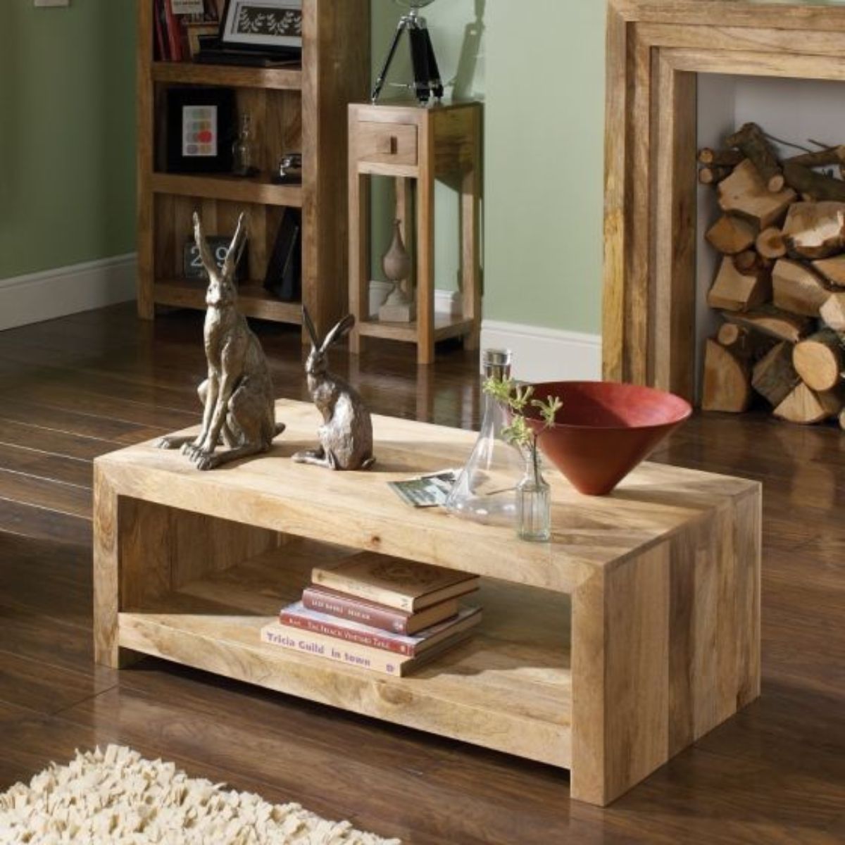 Trade Furniture Mango Wood 110cm Open Coffee Table