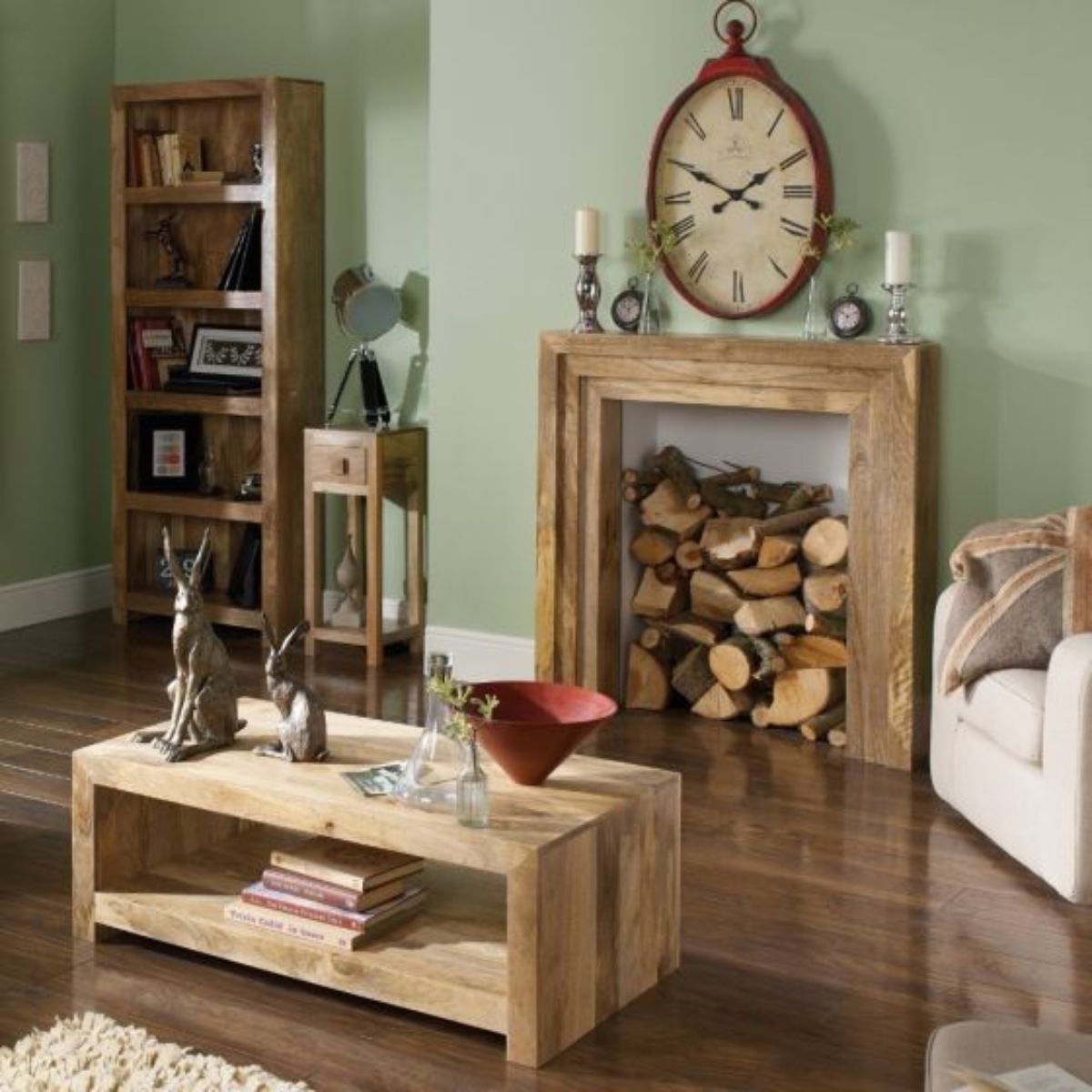 Trade Furniture Mango Wood 110cm Open Coffee Table