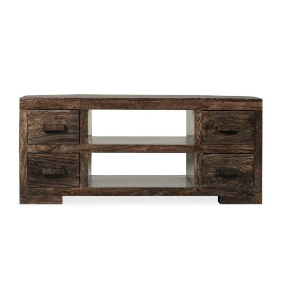 Trade Furniture Mango Wood 115cm Corner TV Unit