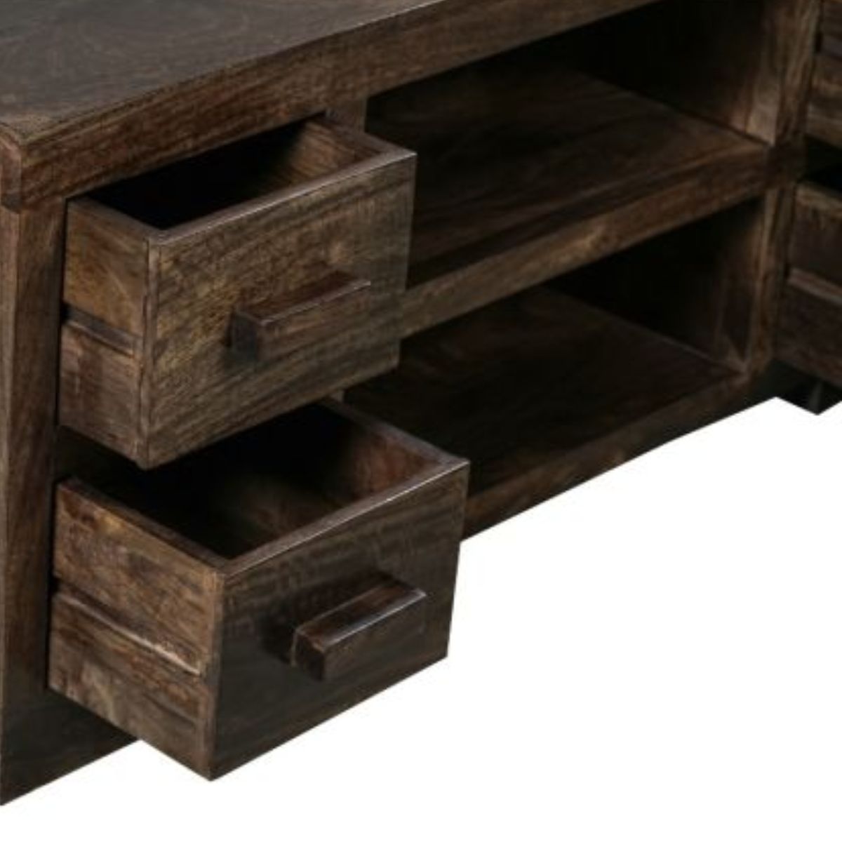 Trade Furniture Mango Wood 115cm Corner TV Unit