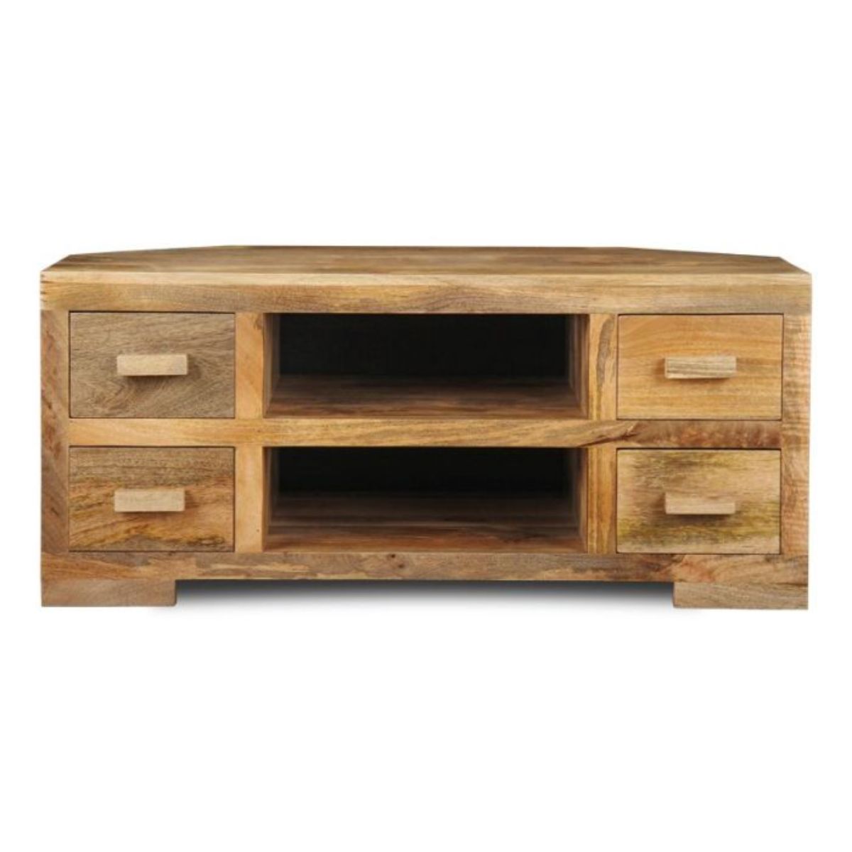 Trade Furniture Mango Wood 115cm Corner TV Unit
