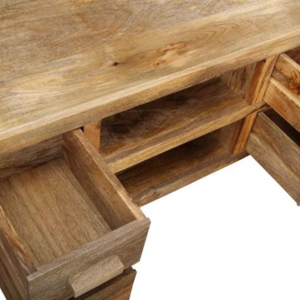 Trade Furniture Mango Wood 115cm Corner TV Unit